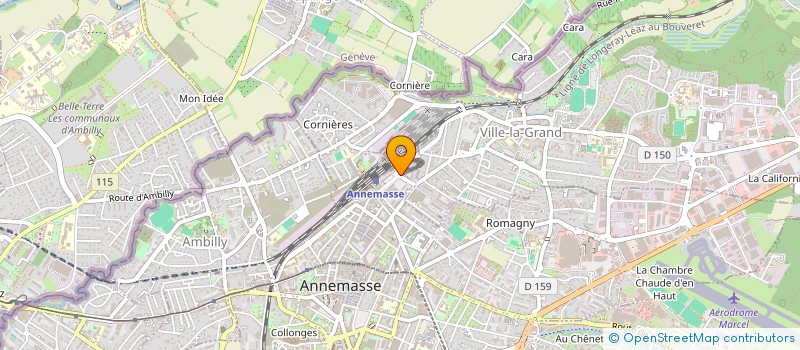 localisation de l'entreprise ATOUT BOIS à ANNEMASSE