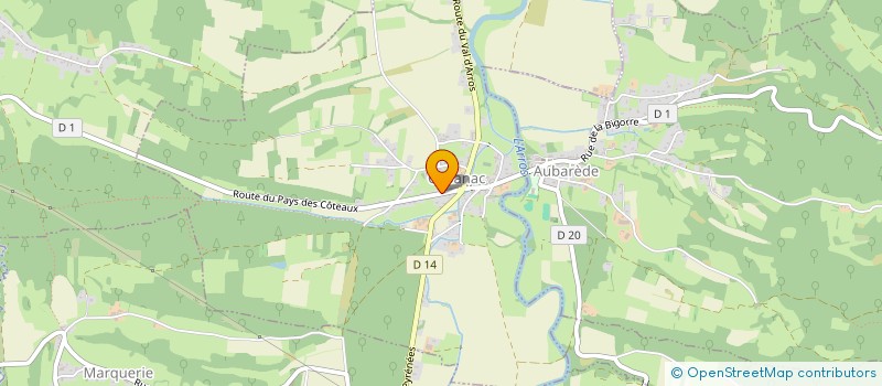 localisation de l'entreprise ATOUT BOIS  CABANAC