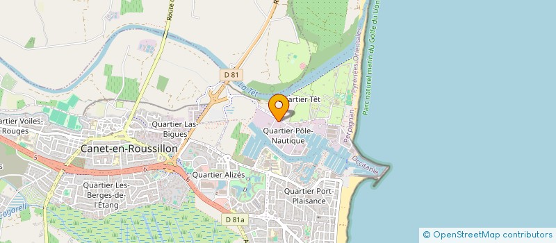 localisation de l'entreprise ATOUT BOIS 66 LR à CANET-EN-ROUSSILLON