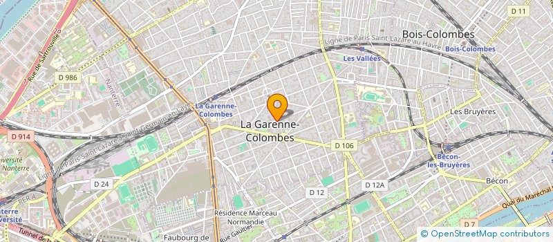 localisation de l'entreprise ATOUT CANIN à LA GARENNE-COLOMBES