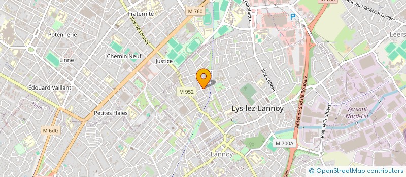 localisation de l'entreprise ATOUT CARREAU  LYS-LEZ-LANNOY