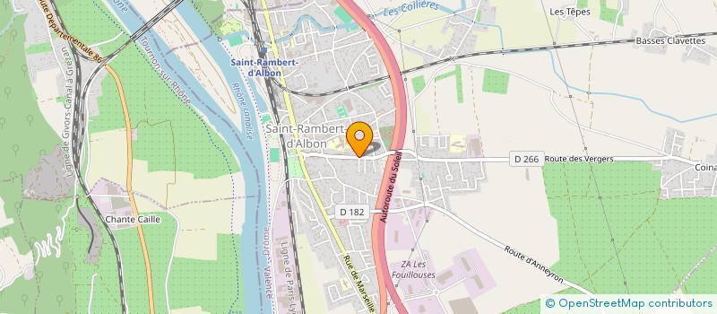 localisation de l'entreprise ATOUT' CARRELAGES  SAINT-RAMBERT-D'ALBON