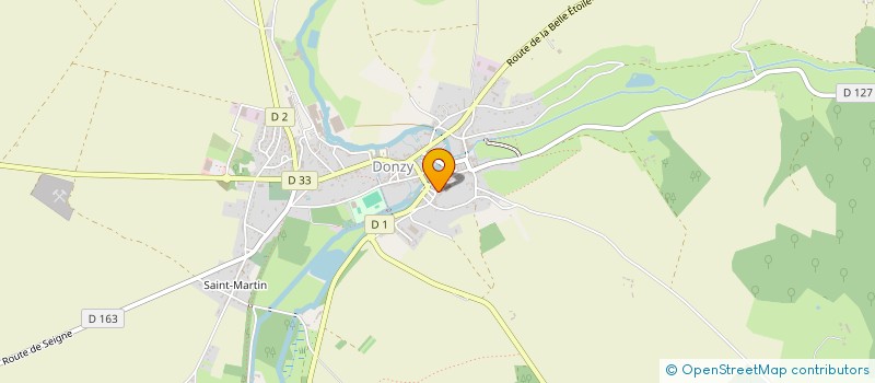 localisation de l'entreprise ATOUT CHEFS SAS à DONZY