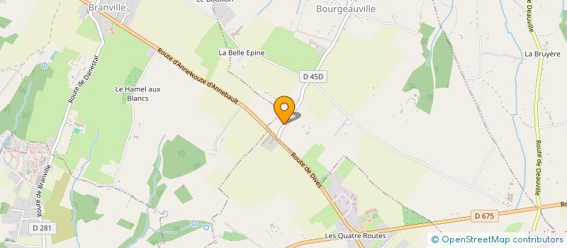 localisation de l'entreprise ATOUT CINQ  BOURGEAUVILLE