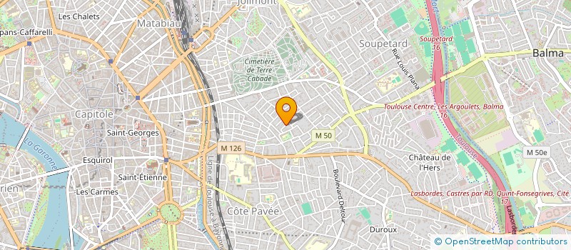 localisation de l'entreprise ATOUT CIRQUE, ASSOCIATION ARTISTIQUE ET PEDAGOGIQUE à TOULOUSE
