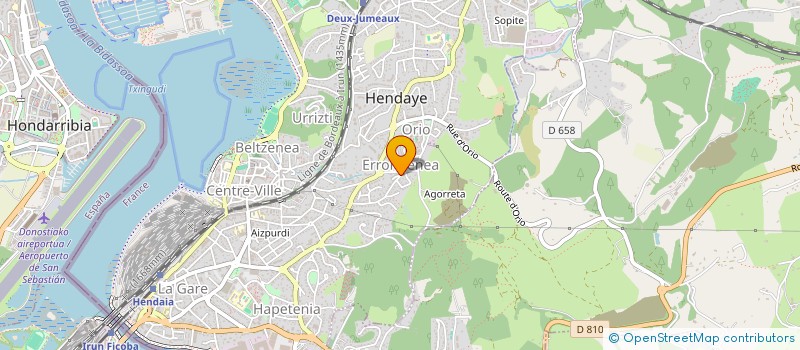 localisation de l'entreprise ATOUT CLEAN  HENDAYE