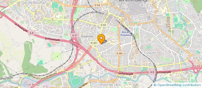 localisation de l'entreprise ATOUT CLIM SOLAIRE à AIX-EN-PROVENCE