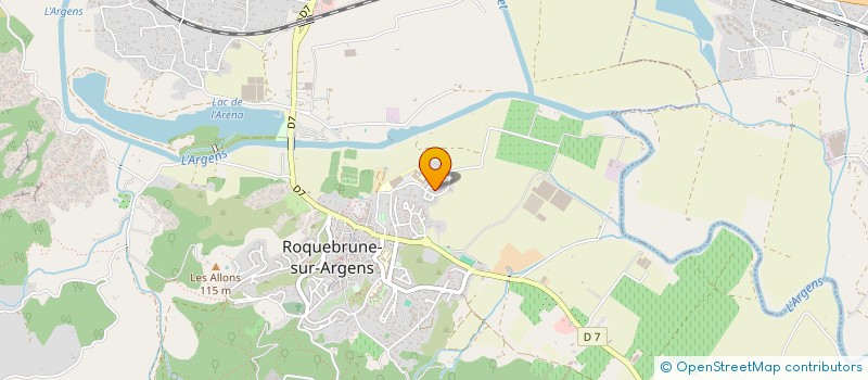 localisation de l'entreprise ATOUT COEUR  ROQUEBRUNE-SUR-ARGENS