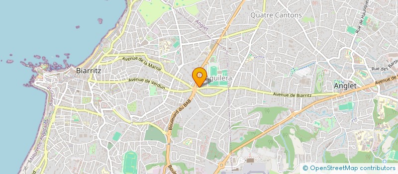 localisation de l'entreprise ATOUT COEUR IMMO à BIARRITZ