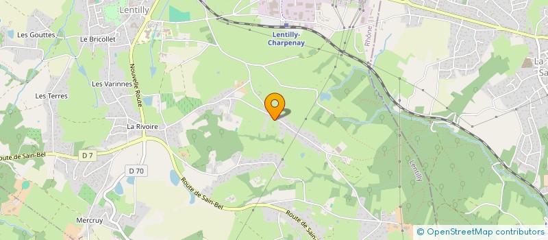 localisation de l'entreprise ATOUT COEUR LENTILLY  LENTILLY