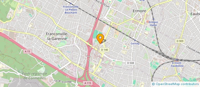 localisation de l'entreprise ATOUT CONSULTING à ERMONT