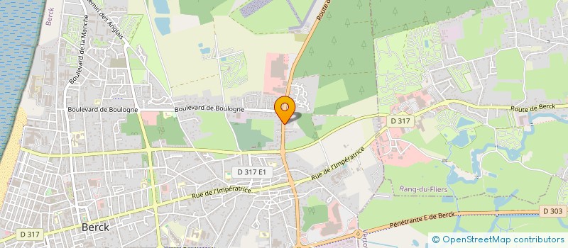 localisation de l'entreprise ATOUT CONVIVIALITE SPORT à BERCK