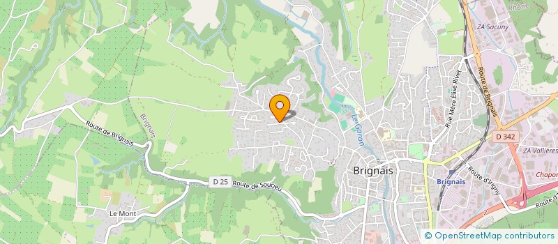 localisation de l'entreprise ATOUT COUPLE à BRIGNAIS