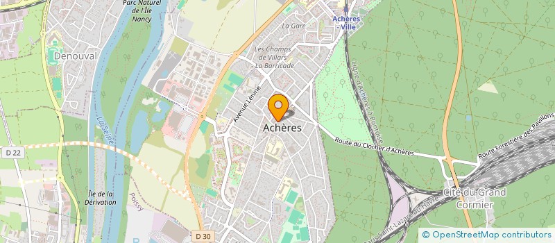 localisation de l'entreprise ATOUT CRIN à ACHERES