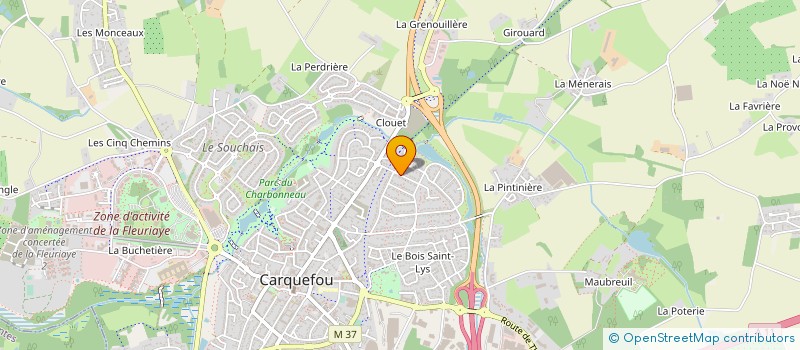 localisation de l'entreprise ATOUT CROISSANCE à CARQUEFOU