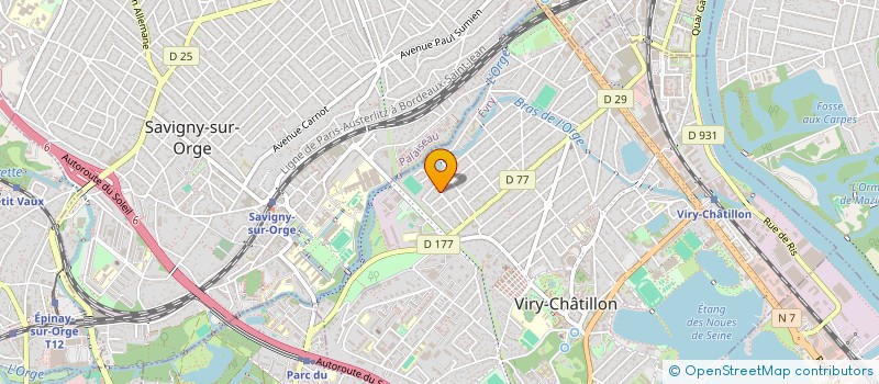 localisation de l'entreprise ATOUT CUBA à VIRY-CHATILLON