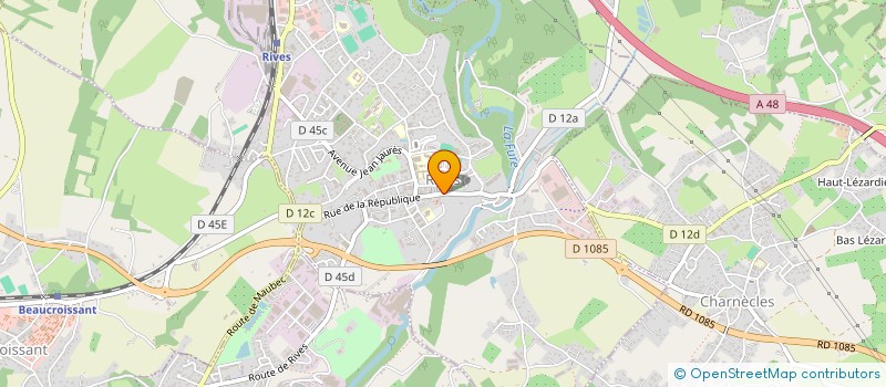 localisation de l'entreprise ATOUT CUIR  RIVES