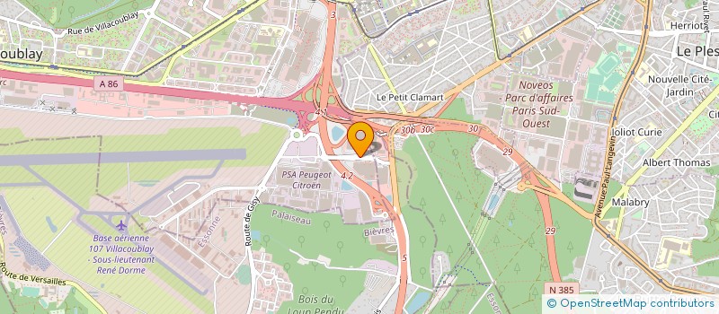 localisation de l'entreprise ATOUT CUISINE à VELIZY-VILLACOUBLAY