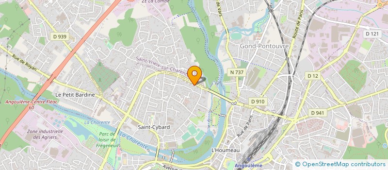 localisation de l'entreprise ATOUT CYCLES à ANGOULEME