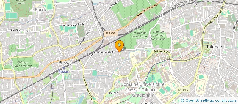 localisation de l'entreprise ATOUT D à PESSAC