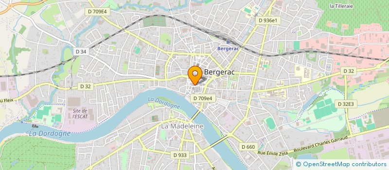 localisation de l'entreprise ATOUT D'ART à BERGERAC