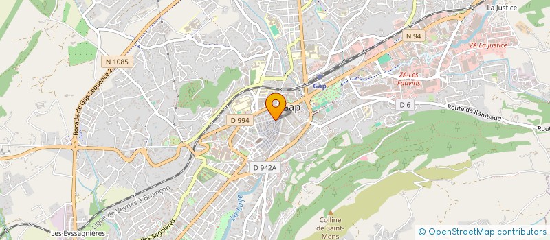 localisation de l'entreprise ATOUT DANSE  GAP