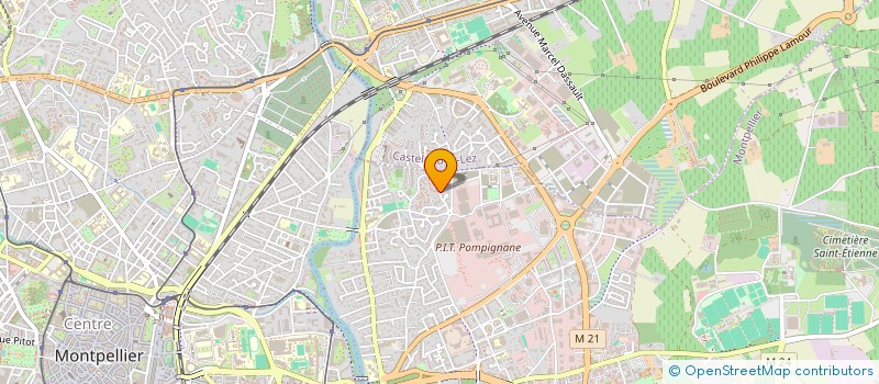 localisation de l'entreprise ATOUT DANSES MEDITERRANEE à MONTPELLIER