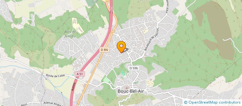 localisation de l'entreprise ATOUT DECO à BOUC-BEL-AIR