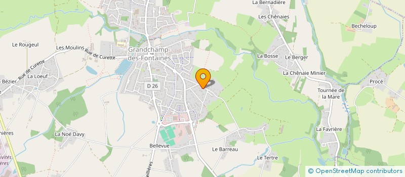 localisation de l'entreprise ATOUT DECORATION  GRANDCHAMP-DES-FONTAINES