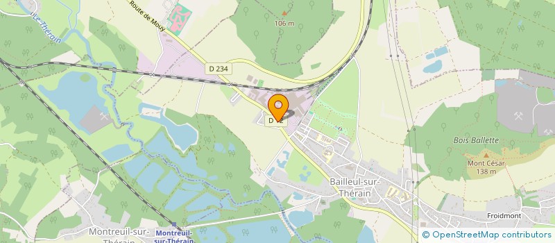 localisation de l'entreprise ATOUT DEVELOPPEMENT  BAILLEUL-SUR-THERAIN