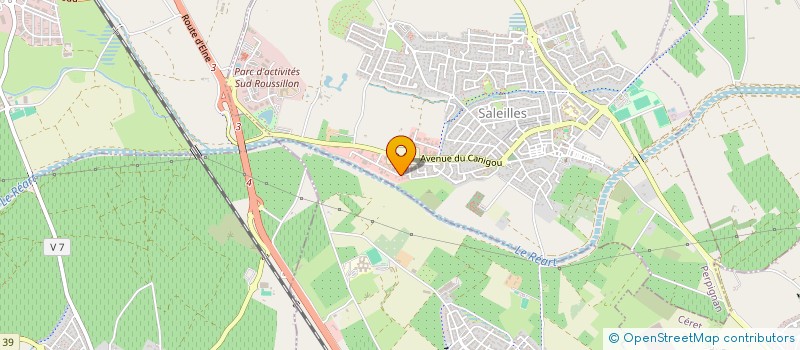 localisation de l'entreprise ATOUT ELEC à SALEILLES