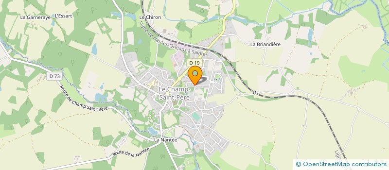 localisation de l'entreprise ATOUT ELEC 85  LE CHAMP-SAINT-PERE