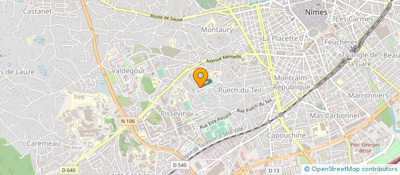 localisation de l'entreprise ATOUT ELECTRICITE  NIMES