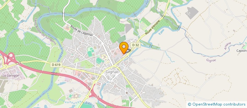 localisation de l'entreprise ATOUT ENERGIES GIGNAC  GIGNAC