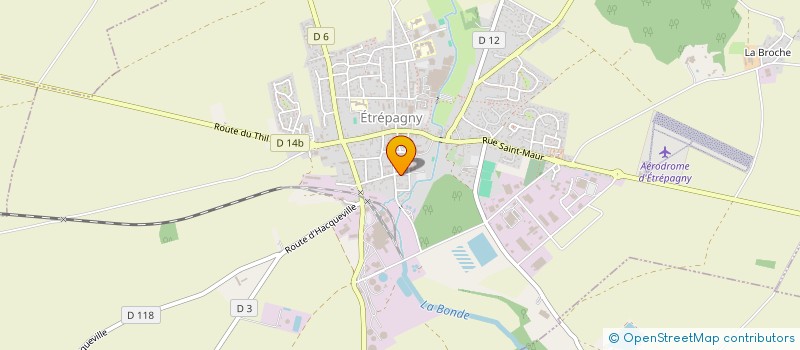 localisation de l'entreprise ATOUT'EURE  ETREPAGNY