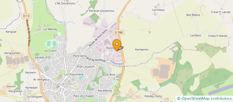 localisation de l'entreprise ATOUT EXPERTISE à PLABENNEC