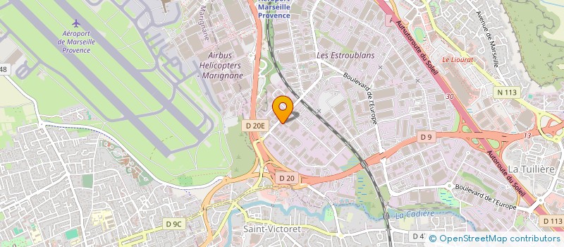localisation de l'entreprise ATOUT-FERMETURES  VITROLLES