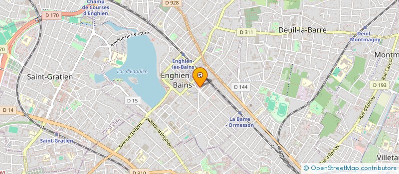 localisation de l'entreprise ATOUT FIL à ENGHIEN-LES-BAINS