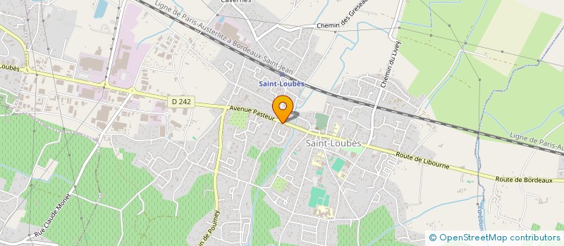 localisation de l'entreprise ATOUT FORM  SAINT-LOUBES