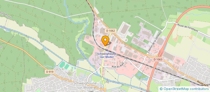 localisation de l'entreprise ATOUT FORM à SCHWEIGHOUSE SUR MODER