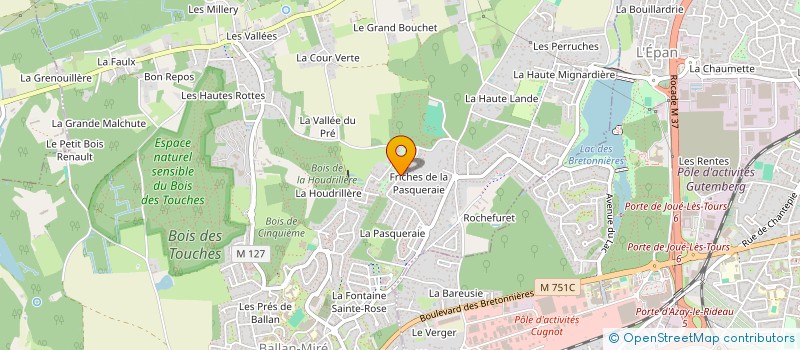 localisation de l'entreprise ATOUT FORMAT SOLUTIONS  BALLAN-MIRE