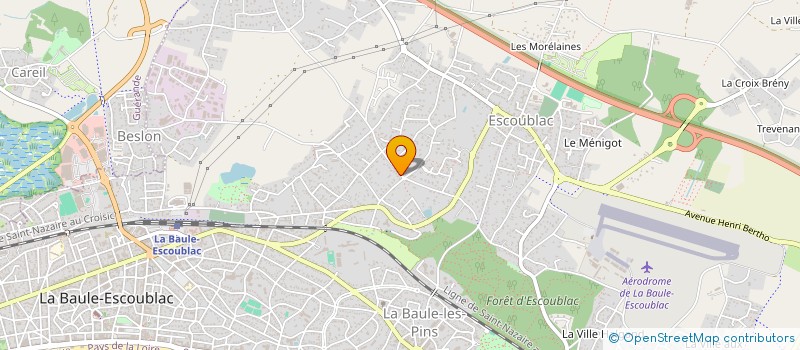 localisation de l'entreprise ATOUT FORMATION PLUS à LA BAULE-ESCOUBLAC