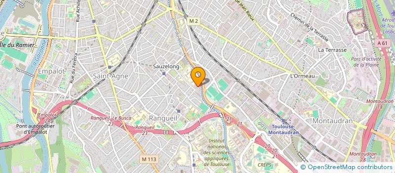 localisation de l'entreprise ATOUT FORME à TOULOUSE