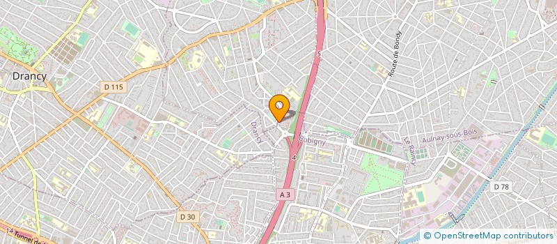 localisation de l'entreprise ATOUT FRANCE BAT  BONDY