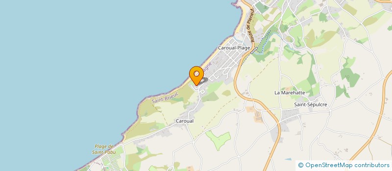 localisation de l'entreprise ATOUT GAZ 22  ERQUY