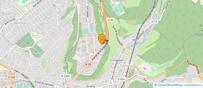 localisation de l'entreprise ATOUT HABITAT à ROUEN