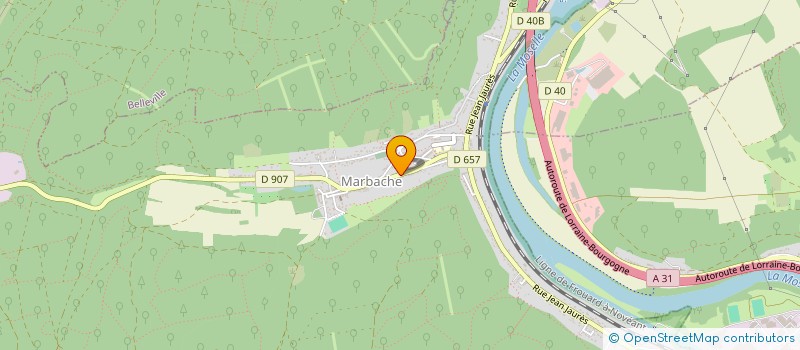 localisation de l'entreprise ATOUT HABITAT  MARBACHE