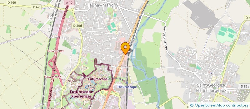 localisation de l'entreprise ATOUT IDECO à JAUNAY-MARIGNY