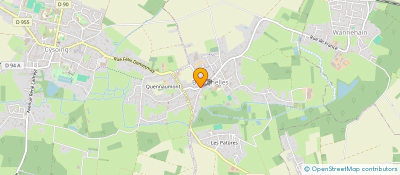 localisation de l'entreprise ATOUT JARDIN  BOURGHELLES