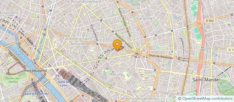 localisation de l'entreprise ATOUT JARDIN SARL  PARIS